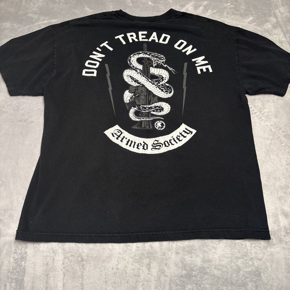 Metal Mulisha Men Shirt XL Black Graphic Y2K Grunge Skull Guns Logo READ